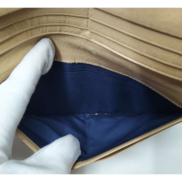 Cole Haan Tan Leather Credit Card Bifold Long Wallet - Picture 11 of 13